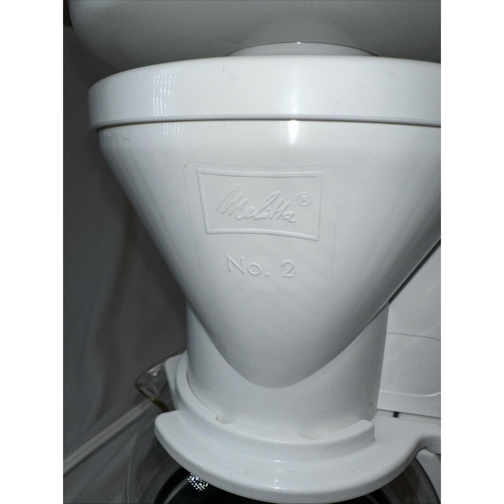 Melitta Gevalia Kaffe Coffee Maker 4 Cup Model BCM-4C White Vintage 1991 Tested - Picture 9 of 11